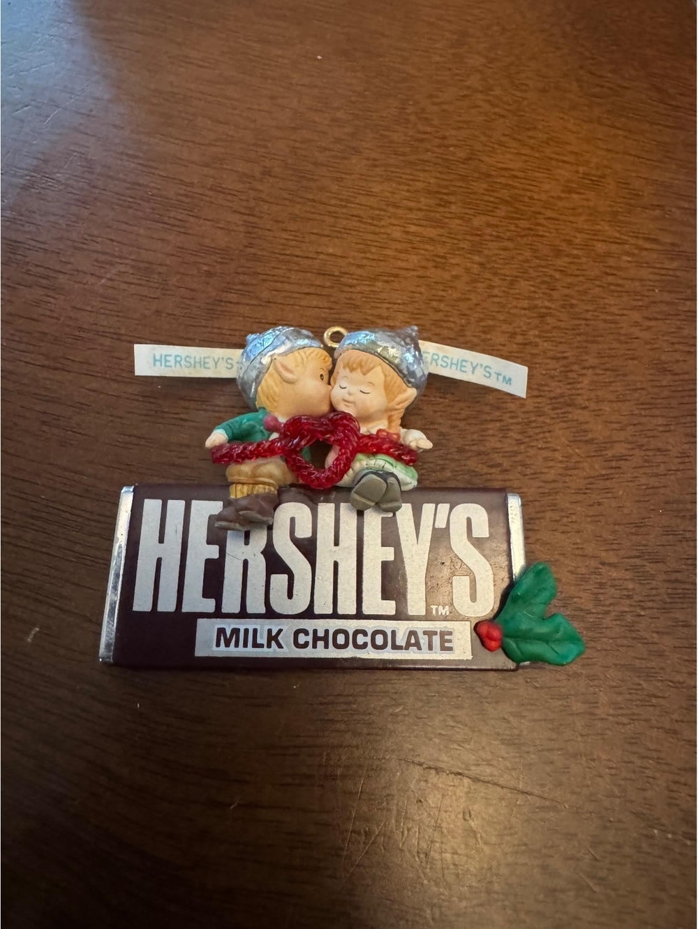 Vintage Enesco Hershey’s Kisses Sweet Season’s Eatings Ornament w/ Box